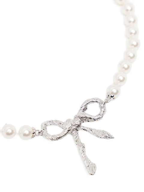 SHUSHU/TONG twisted-rope necklace - Silver