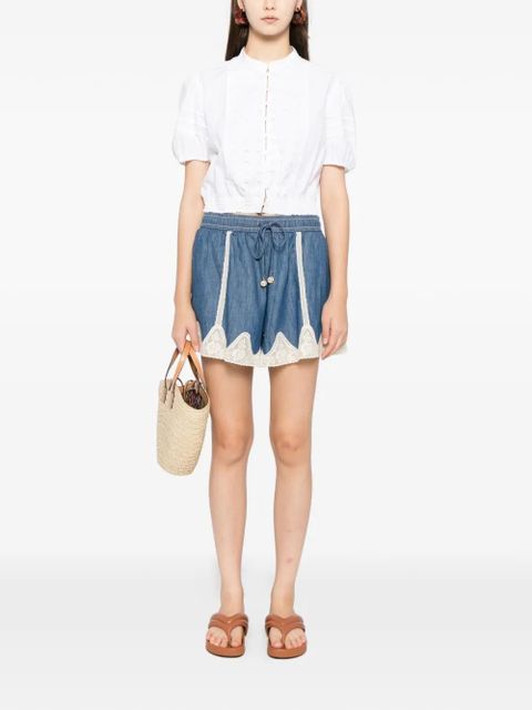 ZIMMERMANN Awaken shorts - Blue