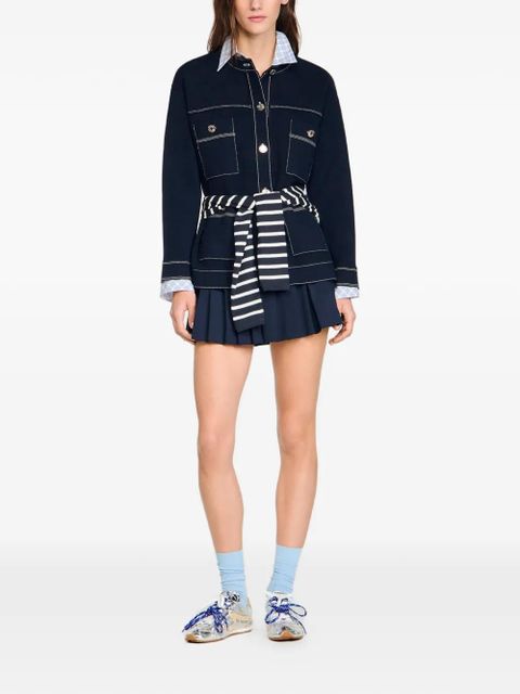 SANDRO long-sleeve cardigan - Blue - zdjęcie produktu nr 2