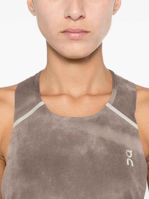 On Running panelled top - Neutrals