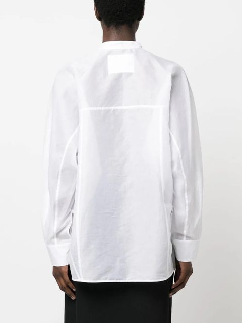 Jil Sander long-sleeve cotton shirt - White