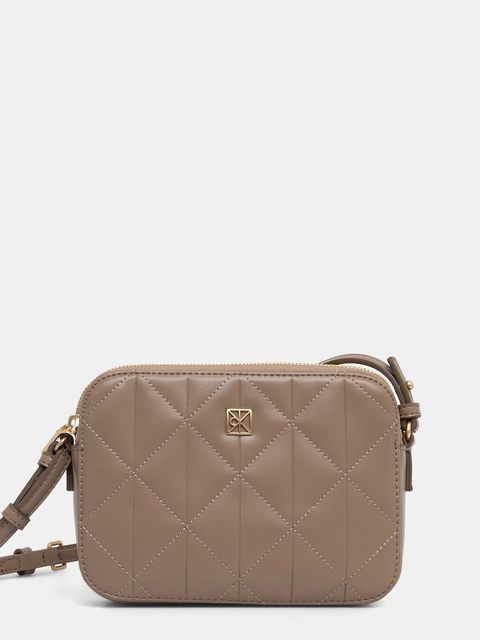 Calvin Klein torebka kolor beżowy LV04F3328G - zdjęcie produktu nr 1