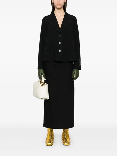 Marni contrast-stitching jacket - Black - zdjęcie produktu nr 2