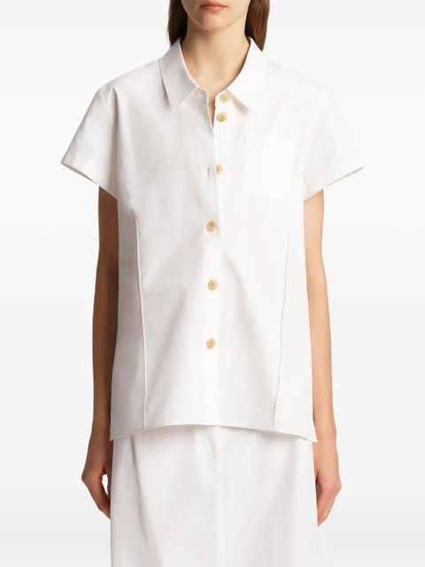 KHAITE button keefe top - White