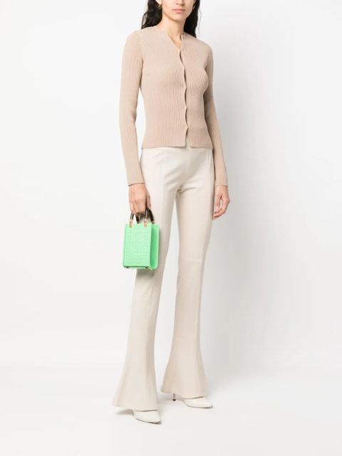 FENDI monogram-debossed tote bag - Green - zdjęcie produktu nr 2