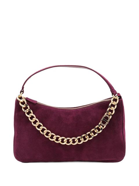 TWINSET chain-embellished suede shoulder bag - Red - zdjęcie produktu nr 1