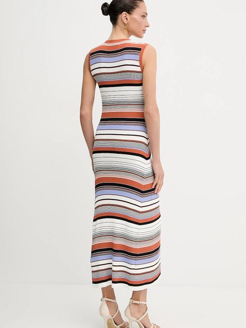 Liu Jo sukienka kolor multicolor maxi dopasowana WA5211.MS55N
