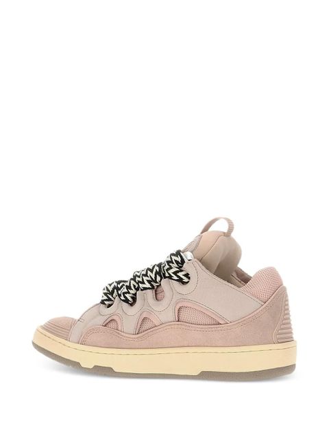 Lanvin printed lace sneakers - Pink