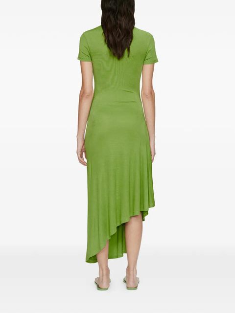 Christopher Esber Delphin lace-panelled midi dress - Green