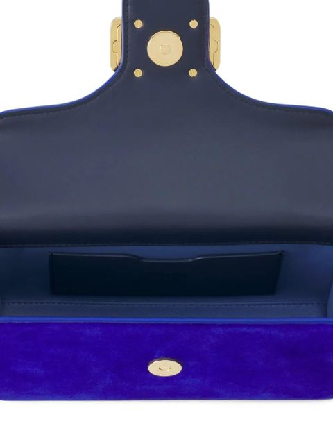 Lanvin embellished animal chain tote bag - Blue