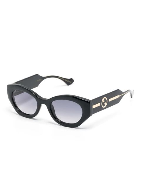 Gucci Eyewear butterfly-frame sunglasses - Black - zdjęcie produktu nr 2