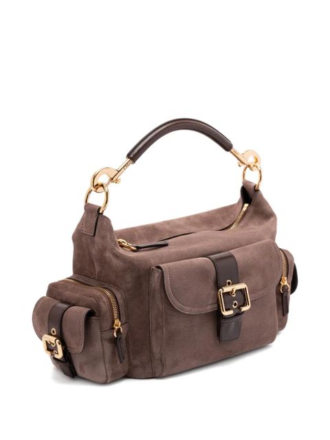 Chloé medium Camera suede shoulder bag - Brown - zdjęcie produktu nr 2