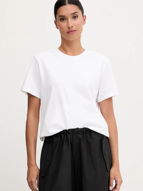 The North Face t-shirt bawełniany Dome Relaxed damski kolor biały NF0A8DZ2FN41 - zdjęcie produktu nr 1