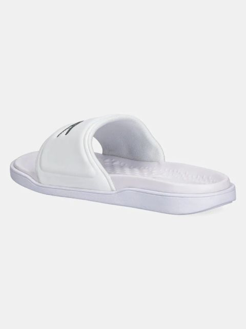 Lacoste klapki SERVE SLIDE DUAL damskie kolor biały 49CFA0041