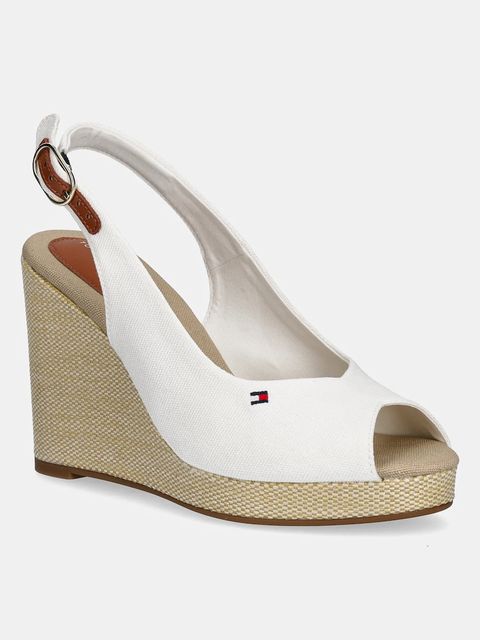 Tommy Hilfiger sandały FLAG HIGH WEDGE ESPAD SLINGBACK - zdjęcie produktu nr 2