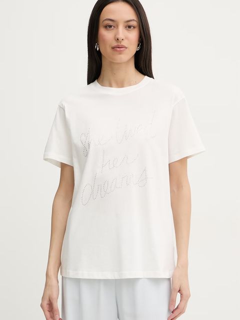 Silvian Heach T-shirt damski bawełniany SEIPONE - zdjęcie produktu nr 2