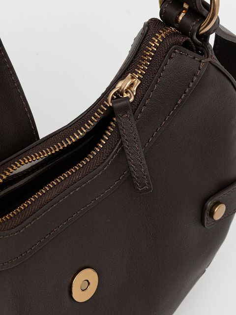 Marciano by Guess torebka skórzana kolor brązowy 5BGZ21 7414A