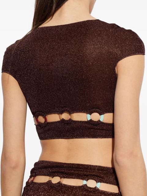 Oséree ring cut-out top - Brown