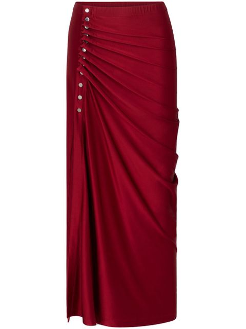Rabanne jersey maxi skirt - Red - zdjęcie produktu nr 1