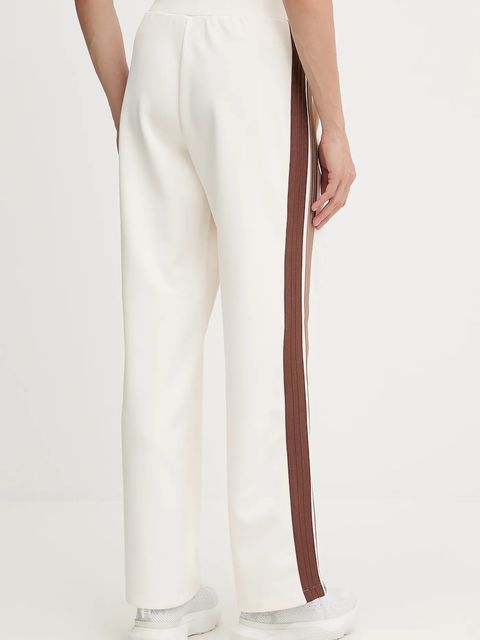 Guess spodnie dresowe FABIA damskie kolor beżowy z aplikacją V5BB24 KCX22