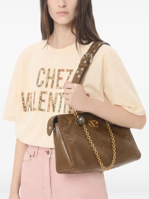 Valentino Garavani floral-print T-shirt - Neutrals - zdjęcie produktu nr 2