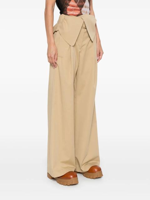 JW Anderson foldover trench trousers - Brown - zdjęcie produktu nr 2