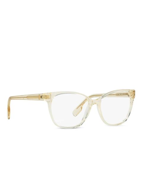 Burberry Eyewear cat eye-frame glasses - Yellow - zdjęcie produktu nr 2