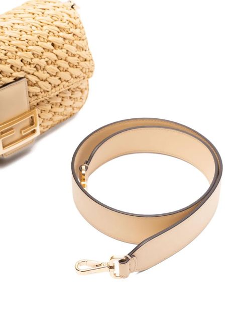 FENDI woven crossbody bag - Neutrals