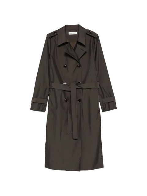 OUR LEGACY Origami belted trench coat - Brown - zdjęcie produktu nr 1