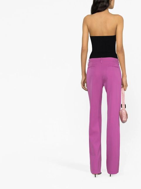 Magda Butrym straight-leg wool trousers - Pink