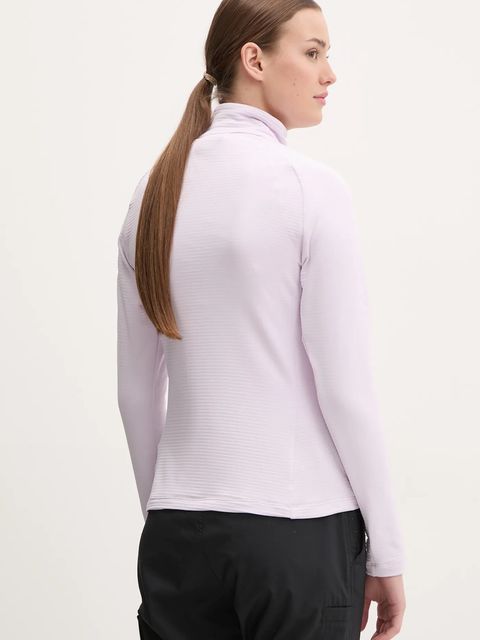 Jack Wolfskin bluza sportowa Prelight kolor fioletowy z aplikacją A63790