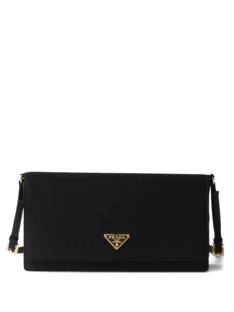Prada mini satin shoulder bag - Black - zdjęcie produktu nr 1