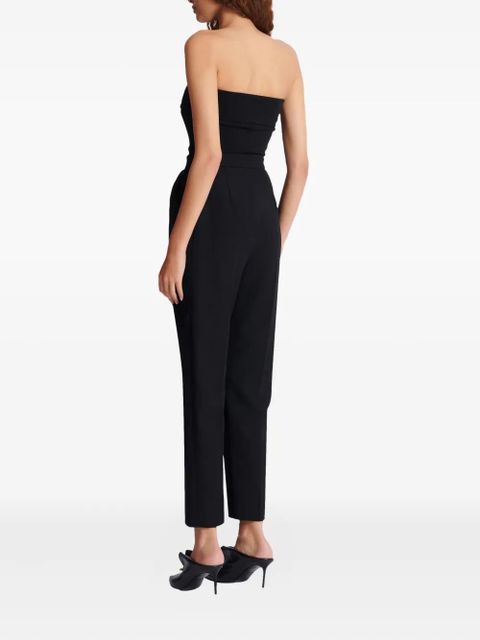 Balmain buckle crepe-texture bodysuit - Black