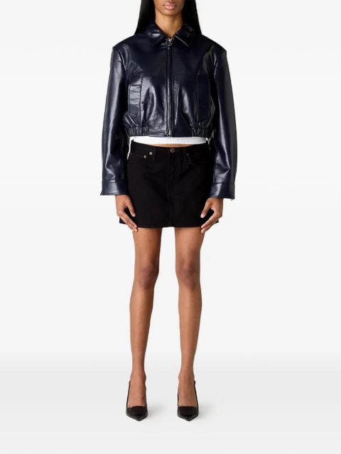 AGOLDE Nahla cropped jacket - Blue - zdjęcie produktu nr 2