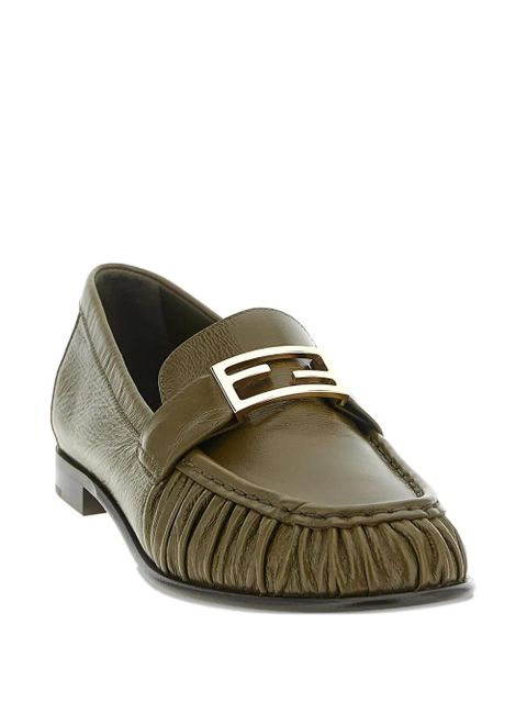 FENDI Baguette loafers - Green