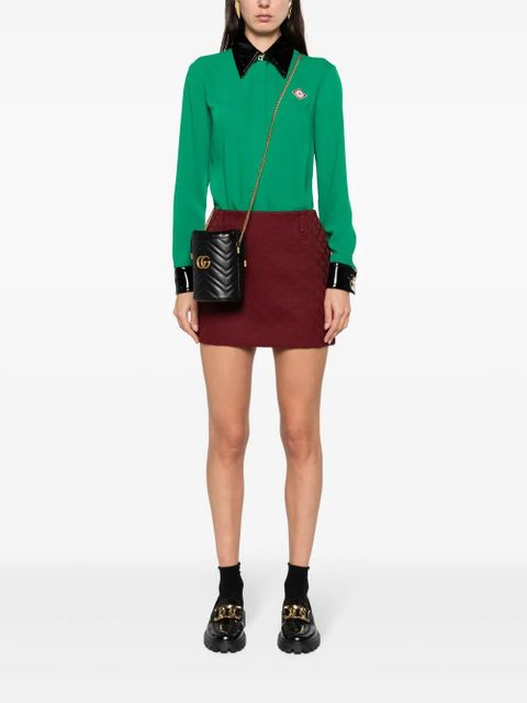 Gucci mini GG Marmont bucket bag - Black