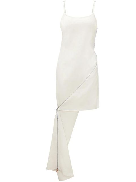 JW Anderson asymmetric sleeveless dress - Neutrals - zdjęcie produktu nr 1