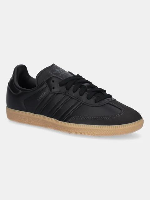 adidas Originals sneakersy skórzane Samba OG damskie kolor czarny JS2762 - zdjęcie produktu nr 1