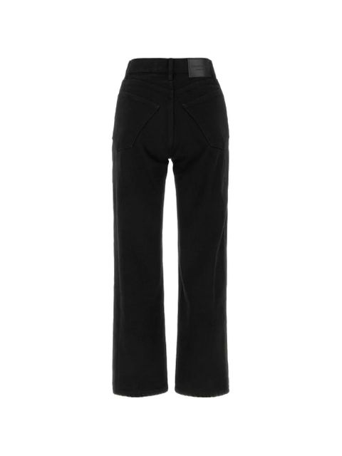 Balenciaga cropped straight-leg jeans - Black