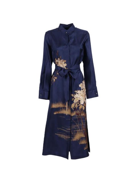 Max Mara Falange floral-print maxi dress - Blue - zdjęcie produktu nr 1