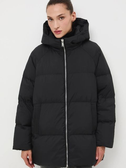 Medicine kurtka puchowa damska kolor czarny zimowa oversize - zdjęcie produktu nr 1
