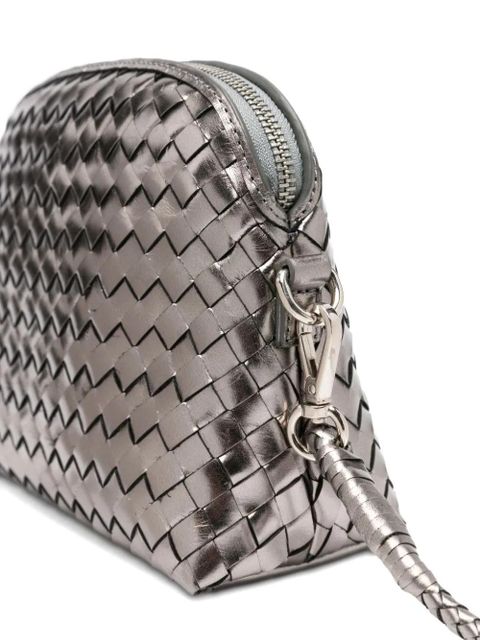 DRAGON DIFFUSION woven cross body bag - Silver