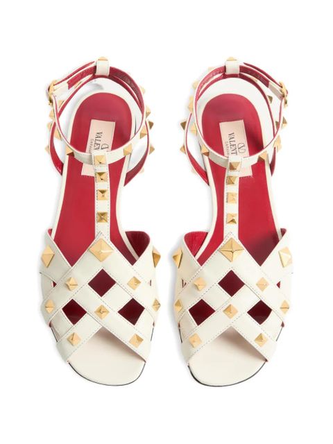 Valentino Garavani Studdy Kidskin sandals - Neutrals
