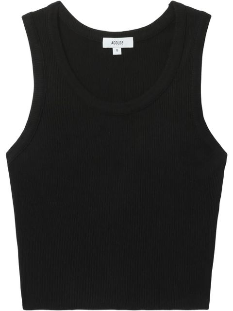 AGOLDE ribbed tank top - Black - zdjęcie produktu nr 1