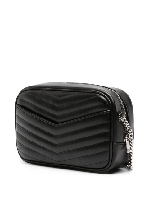 Saint Laurent Lou leather mini bag - Black - zdjęcie produktu nr 2