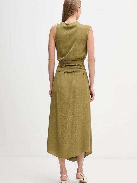 Hoss Intropia sukienka kolor zielony midi prosta 8222115 - zdjęcie produktu nr 2