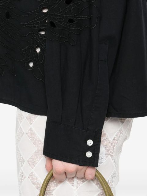 PINKO bead-embellished shirt - Black - zdjęcie produktu nr 2