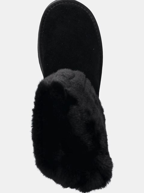 GOE śniegowce zamszowe kolor czarny SS2N4307 BLACK