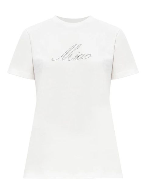 Blumarine rhinestone-embellished T-shirt - White - zdjęcie produktu nr 1