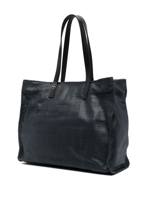 DRAGON DIFFUSION Check tote bag - Blue